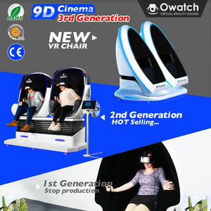 3rd generación 9D huevo cine <span class=keywords><strong>VR</strong></span> silla 2 asientos Simulador de realidad Virtual - Product Image 2