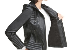 Chaqueta de moda de otoño invierno personalizable para mujer 100% poliéster estilo de cuero de oveja ropa de fábrica directa - Product Image 5