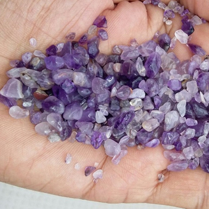 ชิปเคลือบหินอเมทิสต์แบบพิเศษสำหรับใช้กลางแจ้งเครื่องประดับหินพลังงานคู่ธรรมชาติบำบัด - Product Image 1