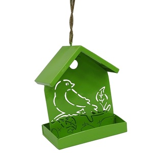 บ้านนกทรงกระท่อม ดีไซน์ใหม่ สำหรับให้อาหารนก - Product Image 6