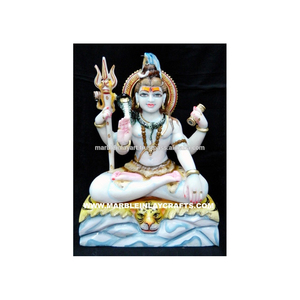 White Marble Shiva Statue - Product Image 1