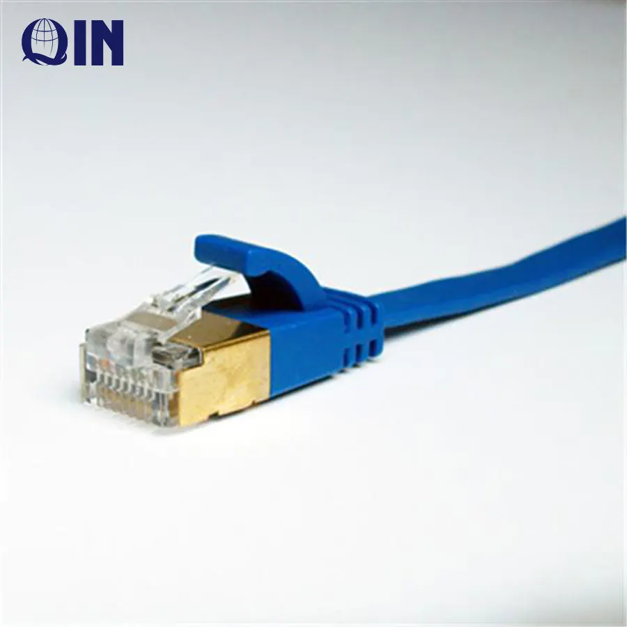 גבוהה מהירות 23/24awg Ethernet תיקון כבל רשת יצרן Cat6a <span class=keywords><strong>Cat5</strong></span> Cat5a שטוח Ftp Lan האינטרנט Utp Cat6