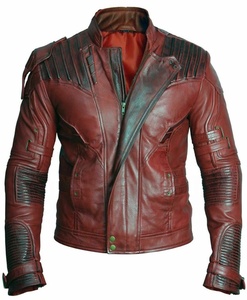 Guardians Of the Galaxy Star Lord Chris Pratt giacca in pelle da motociclista per uomo