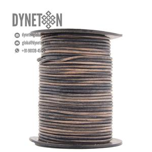 7mm Round <b>Leather</b> Cord for Jewelry Making Necklace <b>Bracelets</b> Fashion Accessories All Sizes Colors Original <b>Leather</b> String - Product Image 5