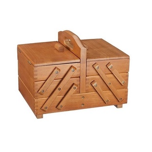 Caja pequeña de madera decorativa con logotipo personalizado, forma rectangular para almacenamiento de joyas o decoración del hogar - Product Image 2