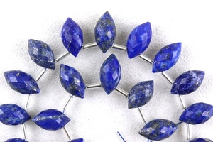 Preciosas selecciones, lapislázuli Natural, piedras preciosas facetadas, cuentas de forma de lujo, fabricación de joyas, Piedra Bonita - Product Image 4