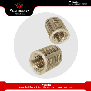 Shalibhara M5 & M6 laiton Sharp-Sert insérer écrou ISO Standard poli finition industrie lourde utiliser prix réduit pour les commandes en gros - Product Image 2