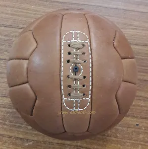 Vintage kurumsal hediyeler el dikişli futbol topları futbol topları ısmarlama topları promosyon deri footballs handballs