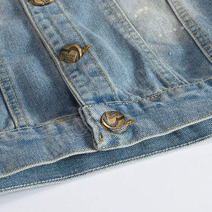 Blouson en Jean bleu à manches longues pour homme, vêtement d'extérieur pour camionneur, à la mode, Sport Cool Moto, - Product Image 2