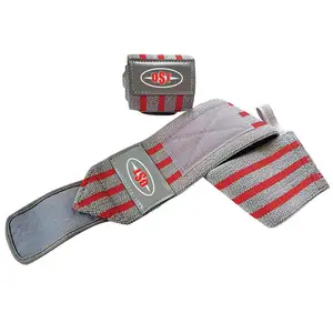 Schurk Pols Wraps Custom Design Gewichtheffen Oem Fitness Training Gym Wrist Wraps Voor Powerlifting En Deadlifting