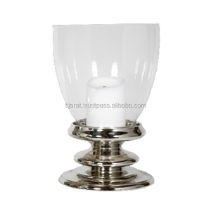 Portavelas de metal Hurricane para decoración del hogar - Product Image 2