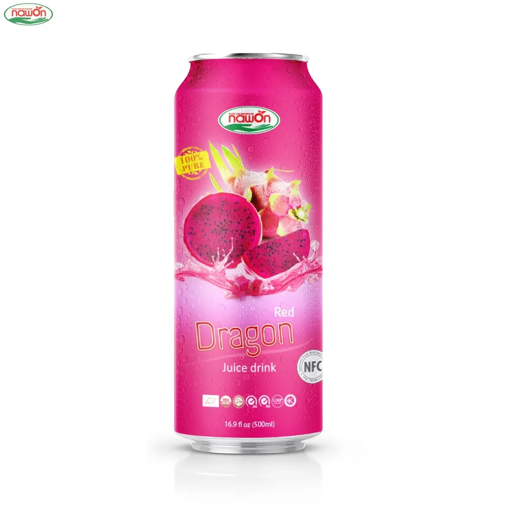 330ml nawon đóng hộp miễn phí thiết kế nhãn Thanh Long trái cây giảm viêm bán buôn