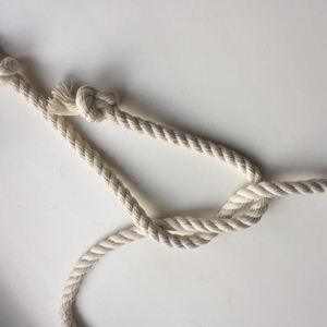 Cinturón de cuerda trenzada, cinturón blanco de cuerda hecho a mano Happiness - Product Image 1