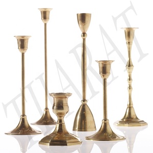 INDUSTRY TRENDING CLASSIC DESIGN METAL <b>GOLD</b> <b>CANDLE</b> HOLDER DECORATIVE <b>CANDLE</b> HOLDER USES in HOME DECORATION - Product Image 2