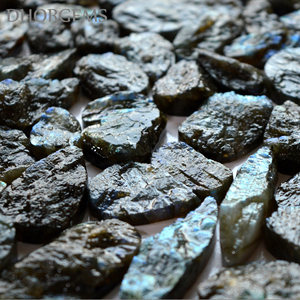 Lot de pierres précieuses labradorite naturelles, labradorite druse, pierre précieuse brute, cristal, labradorite, prix de gros - Product Image 4