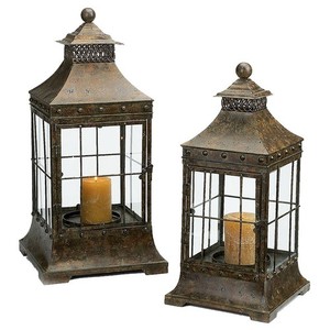 Linterna decorativa hecha de metal de alta calidad bellamente hecha a mano para Navidad Ramadán decoración del hogar - Product Image 3