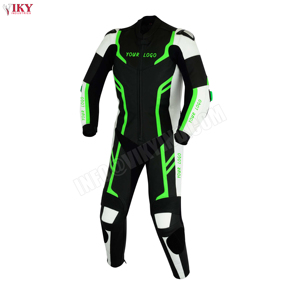 Custom Motorcycle Leather Biker Racing Suit Motorbike Leather With High Quality Stitching Rubber logo Embroidery Printing - Product Image 6