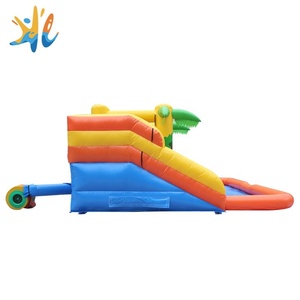 Doble piscina palm árbol <span class=keywords><strong>casa</strong></span> inflable <span class=keywords><strong>con</strong></span> tobogán de agua - Product Image 5