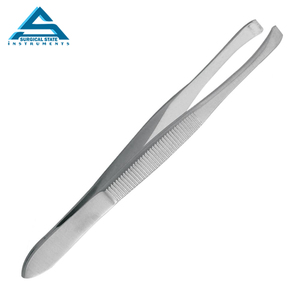 Pinzas de extensión de cejas de acero inoxidable J2 lisas personalizadas de alta calidad, Punta inclinada - Product Image 2