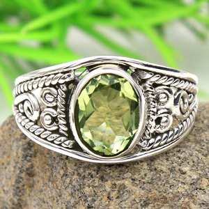 แหวนเงินแท้ 925 ประดับพลอยธรรมชาติ ลาลิมาร์ รูบี้ ลาบราโดไรต์ เทอร์ควอยซ์ มูนสโตน - Product Image 6