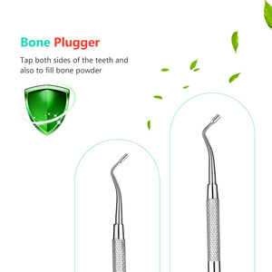 Juego de 10 Piezas de Herramientas Dentales de Acero Inoxidable para Limpieza de Dientes, Kit de Higiene Bucal con Limpiador de Placa y Palillos para Sarro - Product Image 6