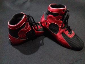 Shemax รองเท้าชกมวย2023หนัง PU สำหรับยิม - Product Image 4