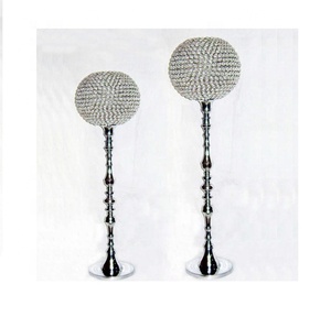 ขายส่งลูกบอลคริสตัลสูงจัดงานแต่งงานและเชิงเทียนสูงสำหรับผู้ผลิตงานแต่งงาน - Product Image 1