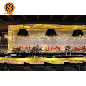 <span class=keywords><strong>Bancone</strong></span> <span class=keywords><strong>Bar</strong></span> LED Personalizzato in Pietra Artificiale Commerciale per Ristoranti e Night Club - Product Image 2