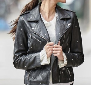 Chaqueta de cuero de dos piezas para mujer con chaleco desmontable a juego moda en capas versátil para trajes modernos y elegantes - Product Image 2