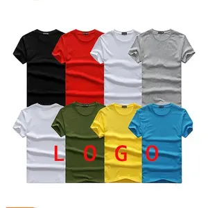 Goedkope Prijs Custom Logo Blanco 100% Katoen Effen Verlengde Mannen Vrouwen T-Shirt