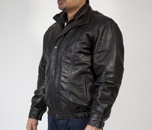 Chaqueta de cuero de carreras para hombre hecha para motociclistas de todos los días con Street Edge y Road Comfort - Product Image 3