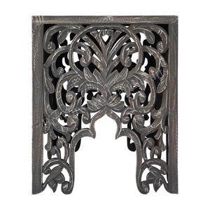 Tabouret en bois MDF de forme carrée d'aspect robuste de qualité supérieure, table d'appoint antique faite à la main, lot de 2 pour les acheteurs en gros à bas prix - Product Image 4