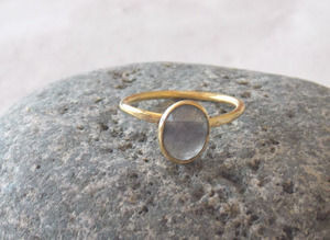 Fashionable Natural <b>Labradorite</b> Adjustable <b>Ring</b> in Stylish Alloy for Parties and Anniversaries - Product Image 2