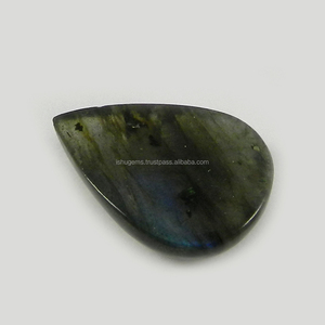 Labradorita natural de 19*24 mm, cabujón en forma de pera, piedra preciosa para joyería - Product Image 2