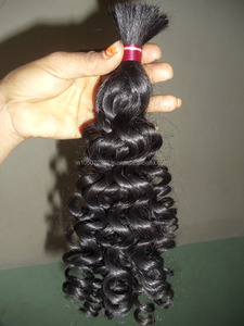 ผมหยิกสำหรับผมเปียจำนวนมากสำหรับฤดูใบไม้ผลิของอินเดียที่ยังไม่ผ่านกระบวนการ - Product Image 3