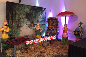 Sangeet ของตกแต่งงานแต่งงานของชาวฮินดูชุดรูปแบบพิธีแต่งงาน mehandi Sangeet เวทีแต่งงาน USA - Product Image 2