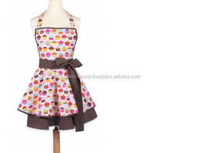 Type de taille de tablier de cuisine jetable 100% coton avec la plaine exportée de l'Inde pour les acheteurs commerciaux de nourriture - Product Image 2