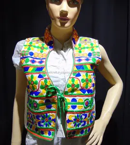 Indio de algodón de las mujeres de trabajo de mujeres, chaqueta étnica - Product Image 1