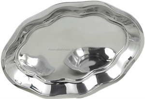 Oval Stainless <b>Steel</b> <b>Bowls</b>-Classic Design Eco-Friendly for Giveaways - Product Image 2
