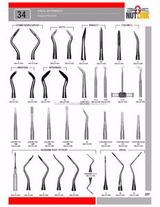 6pcs <b>Complete</b> <b>Set</b> Dental Root Elevator Essential Equipment for Teeth Cleaning & Filling - Product Image 5