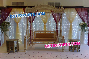 Royal Wedding Mehandi Jhula <b>Set</b> Indian Wedding <b>Swings</b> Wedding Sankheda <b>Swing</b> - Product Image 2