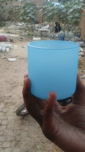 Tarro de vela de cristal de cilindro Rosa decorativo Simple nórdico de lujo, venta al por mayor, velas de decoración navideña de hormigón mate para el hogar - Product Image 5