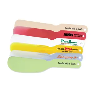 USA Made Indispensable Kitchen Spatula - protective ribs help keep handle dry, dishwasher safe and comes with your logo