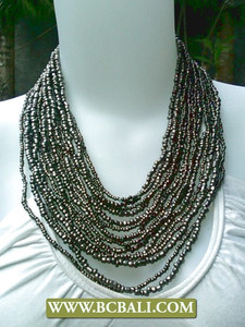 Múltiples cuentas de cristal de collares de estilo las mujeres - Product Image 2