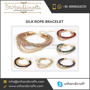 Trendy Cotton Linen High Grade Silk <b>Rope</b> <b>Bracelet</b> for Decoration use - Product Image 1