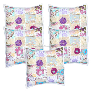 Funda de cojín de algodón, cinco piezas - Product Image 1