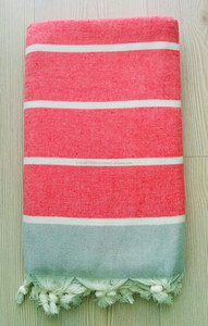 Serviettes turques en éponge Peshtemal, serviette de hammam en gros-Couverture de plage pestemal turc fouta tunusia Premium - Product Image 3