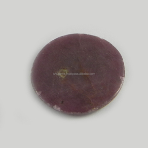 20มิลลิเมตรธรรมชาติทับทิม3.20 Gms รอบ Cabochon พลอย - Product Image 3