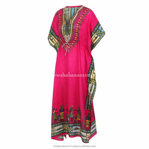 Polyester <b>Kaftan</b> <b>Plus</b> <b>Size</b> Long Maxi Resort Wear Evening Dress - Product Image 4