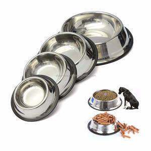 ชามสเตนเลสสำหรับสัตว์เลี้ยงชามให้อาหารสุนัขทำจากสเตนเลส3D โลโก้ลูกค้า - Product Image 3